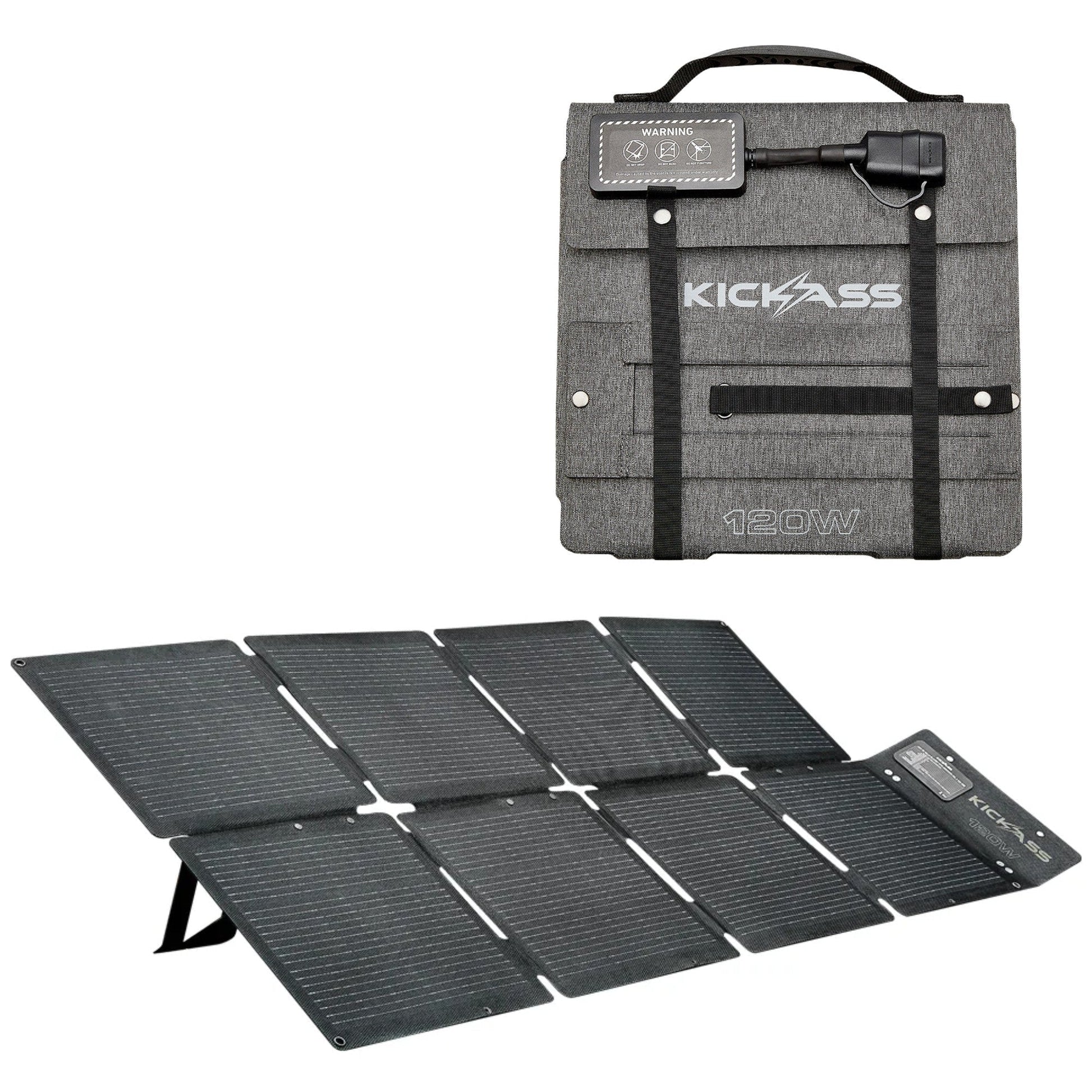 KickAss ProductsKickAss KickCharge 1200 MKII + 120W Solar Generator KitBUNDLE-1200MKII-KASB120