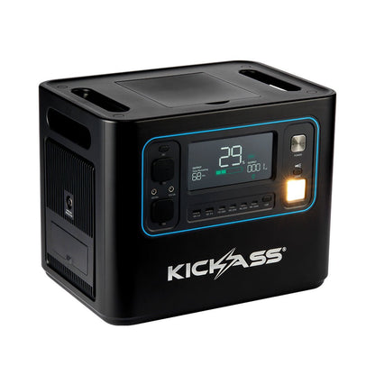 KickAss ProductsKickAss KickCharge 2400 Lithium Power Station + 240W Solar Generator Kit with Starlink MiniKA-KAPHUB2000-240WSOL-STLMINI
