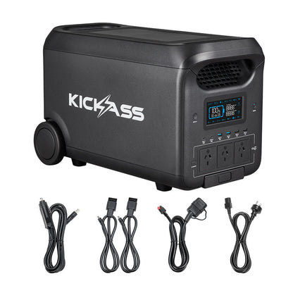 KickAss ProductsKickAss KickCharge 3000 Lithium Power Station - 3000W, 200Ah @ 12.8VKAPHUB-3000