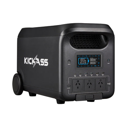 KickAss ProductsKickAss KickCharge 3000 Lithium Power Station & Portable 12V Fridge/Freezer BundleKABUN-PHUB3000-F75DZ