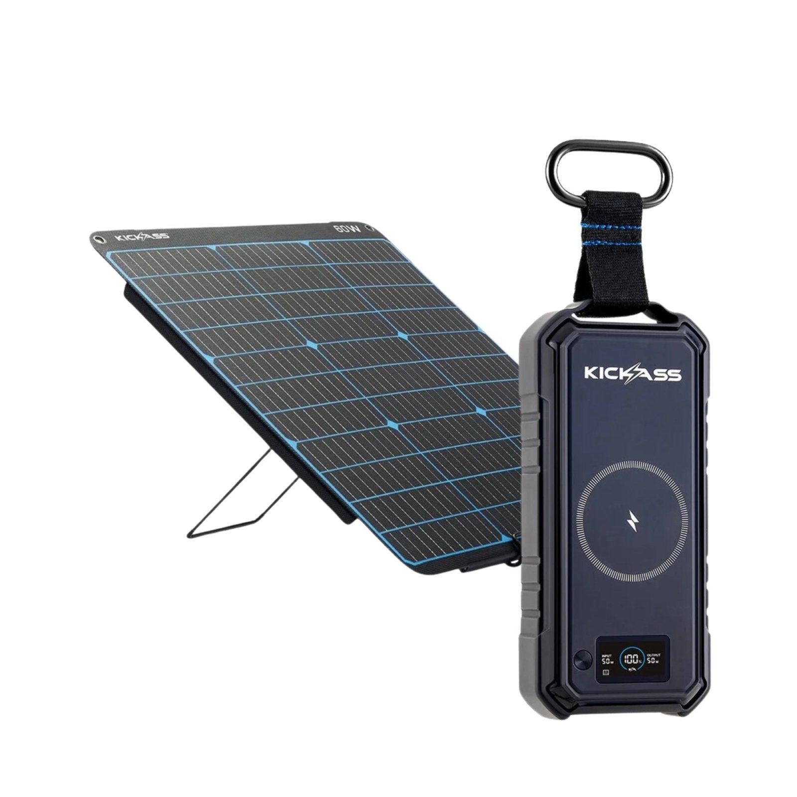 KickAss KickCharge Swag 88 + 60W Portable Solar Panel Bundle – KickAss ...