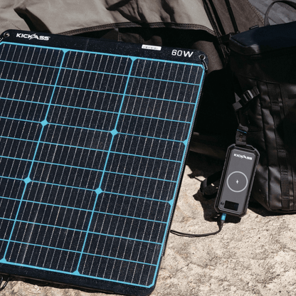 KickAss ProductsKickAss KickCharge Swag Power Pack 24000mAh + 60W Portable Solar Panel BundleKAPHUB-80-KAFSP60KIT
