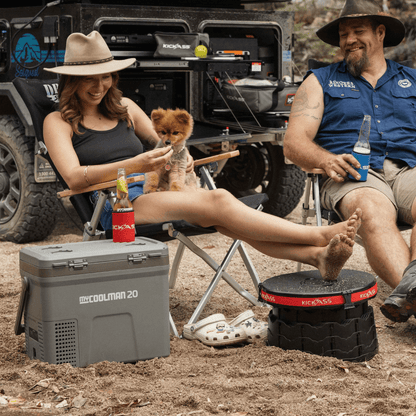 KickAss ProductsKickAss Large Portable Outdoor Pop Up Stool/Bin with LidKAFTLRGSTOOL1