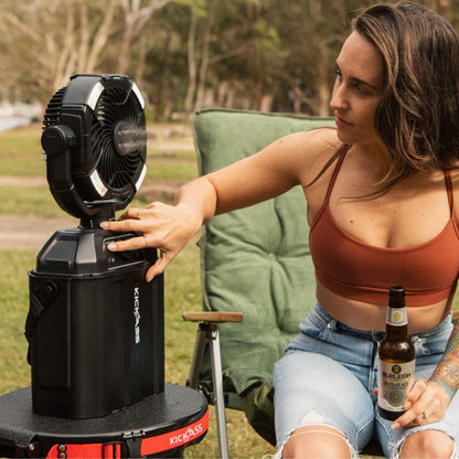 KickAss ProductsKickass Portable 20,000mAh Misting Fan with LED & Power Bank for CampingKA5VMIFAN