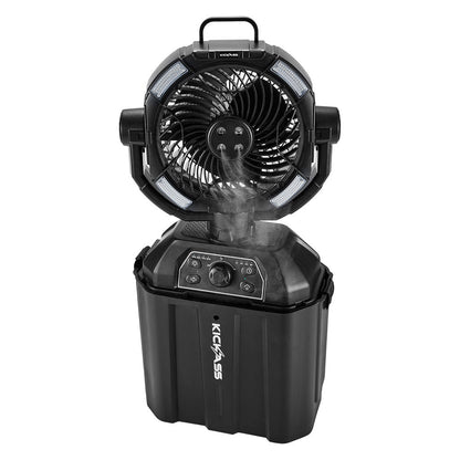 KickAss ProductsKickass Portable 20,000mAh Misting Fan with LED & Power Bank for CampingKA5VMIFAN