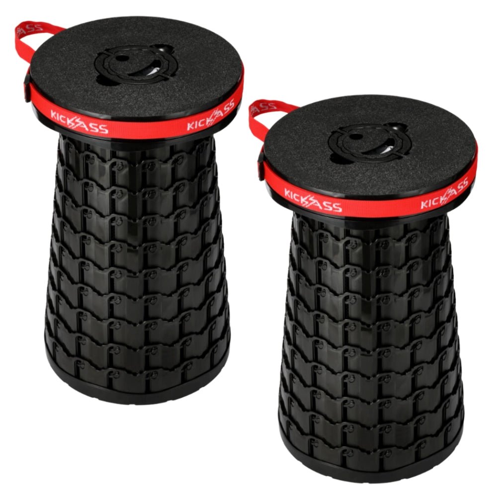 The KickAss Portable Outdoor Pop Up Stool- 2 Stools | KickAss Products ...