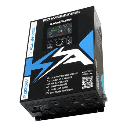 KickAss ProductsKickAss PowerBoss Bundle with 230Ah Ultra - X Lithium, Starlink Mini and Connections KitKA-PBOSS-230AHLIT-STLMINI