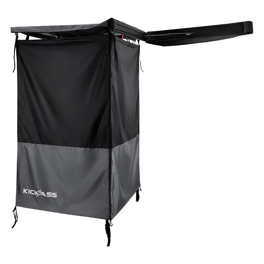 KickAss ProductsKickAss Premium LEFT Fold - Out Shower Tent Awning and Camping Change Room with LED lightingKAEXTSTENT-AWN-L