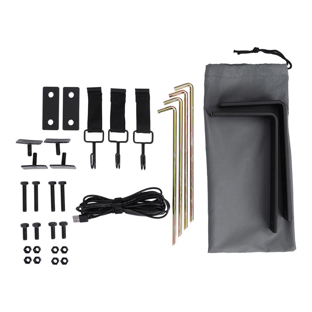 KickAss ProductsKickAss Premium LEFT Fold - Out Shower Tent Awning and Camping Change Room with LED lightingKAEXTSTENT-AWN-L