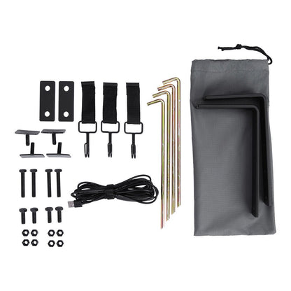 KickAss ProductsKickAss Premium LEFT Fold - Out Shower Tent Awning and Camping Change Room with LED lightingKAEXTSTENT-AWN-L