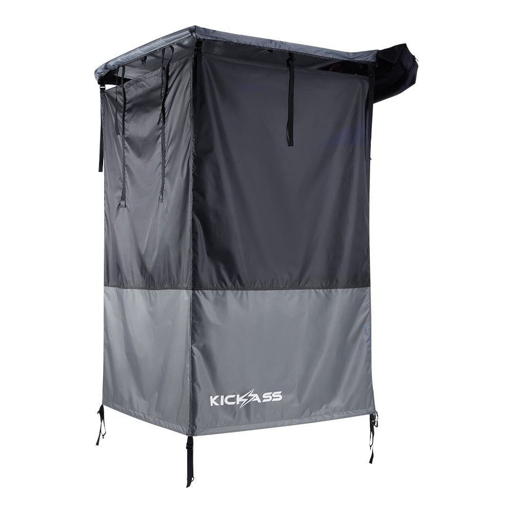KickAss ProductsKickAss Premium RIGHT Fold - Out Shower Tent Awning and Camping Change Room with LED lightingKAEXTSTENT-AWN-R