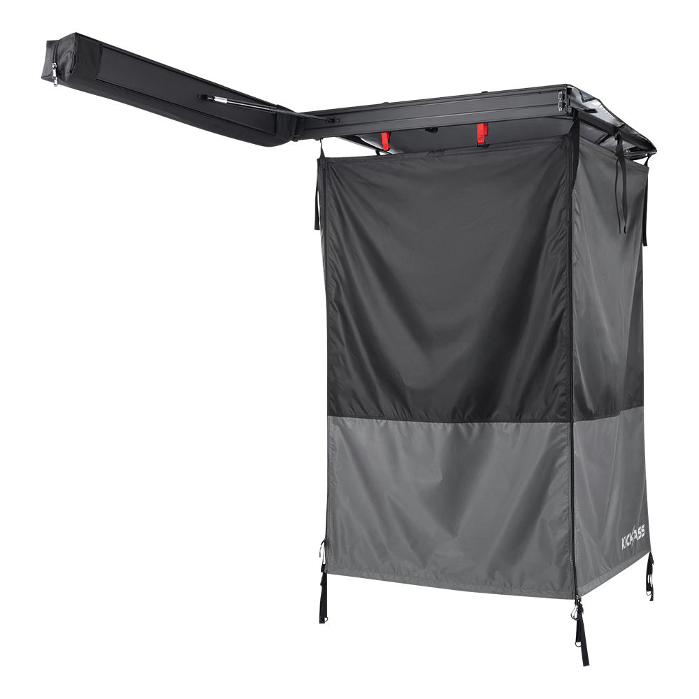 KickAss ProductsKickAss Premium RIGHT Fold - Out Shower Tent Awning and Camping Change Room with LED lightingKAEXTSTENT-AWN-R