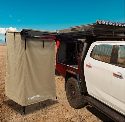 KickAss ProductsKickAss Premium Shower Awning with Swing Arm & Detachable LED Light StripKAEXTSTENT - AWN