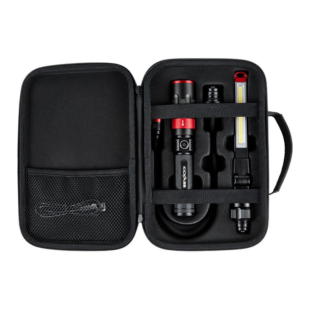 KickAss ProductsKickAss Rechargeable 3 - in - 1 Torch & Inspection Work Light KitKATORCHWL - 3IN1