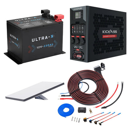 KickAss ProductsKickAss Smart 12V 230Ah Ultra - X Lithium Compact Deep Cycle Battery Bundle with 40A DCDC Charger & Starlink MiniKA-230AHLIT-40ADCDC-STARLINK