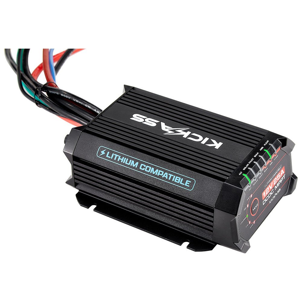 KickAss ProductsKickAss Smart 12V/24V 25A DCDC Charger With Solar MPPT + Integrated Bluetooth + Pre - Wired AndersonKADCDC25ABT - AND