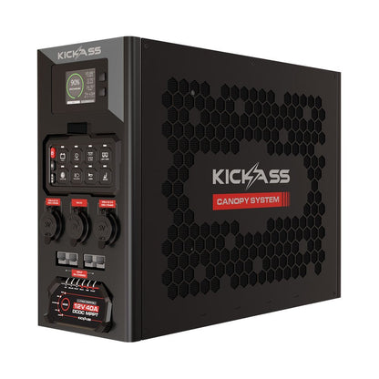 KickAss ProductsKickAss Smart 230Ah Ultra - X Lithium Slimline Dual Battery Kit with Canopy Power System & Starlink MiniKA-230AHLIT-CANOPY-DCDC-WIRING-STARLINK