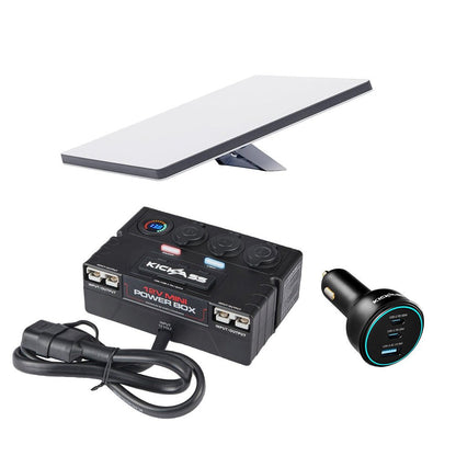 KickAss ProductsKickAss Starlink Mini Bundle with Mini Control Box, Fast Charger & USB - C CableKA-STLMINI-MINIPB-USBC