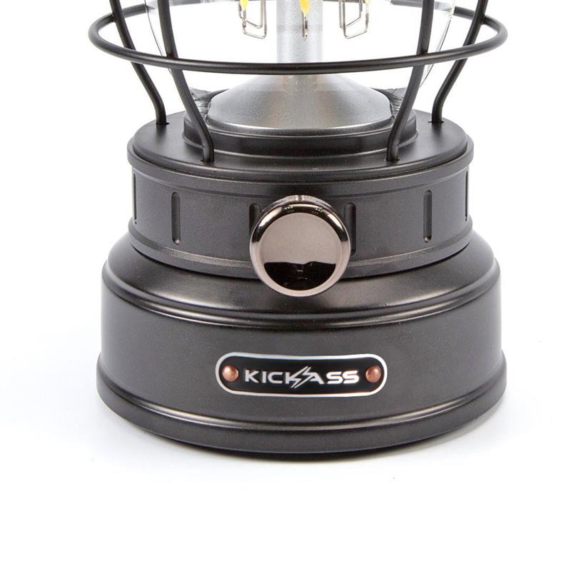 KickAss ProductsVintage Camping Lantern - BlackKACAMPLANTERN - BLK