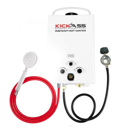KickAss Shower Tent & Change Room with Camping Gas Hot Water Alt 5 Image